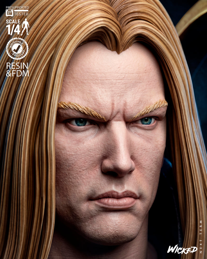 Arthas Portrait Bust resin bust kit view 5