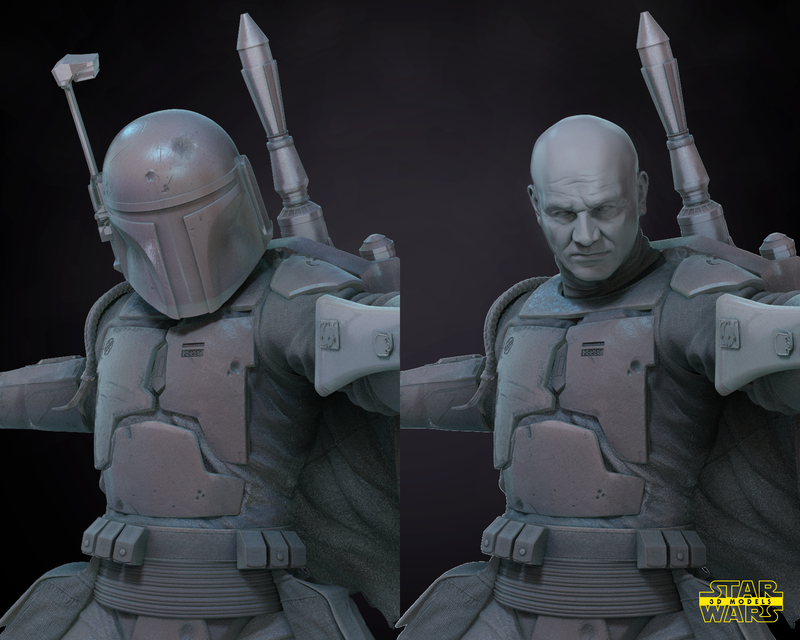 Boba Fett Original Version Sculpture