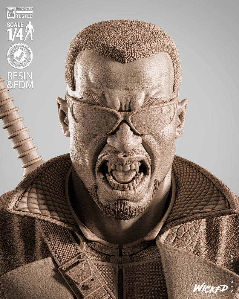 Blade Portrait Bust resin bust kit view 5