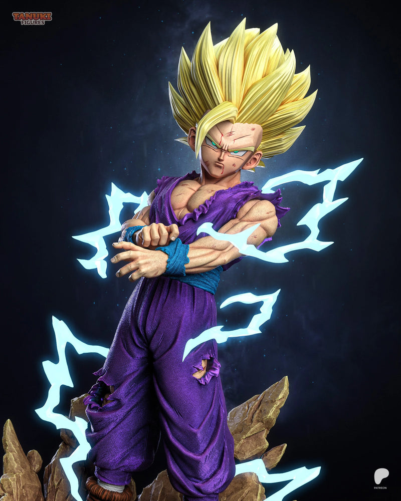 Gohan SSJ2 Resin Statue & Bust - Full Size view 5