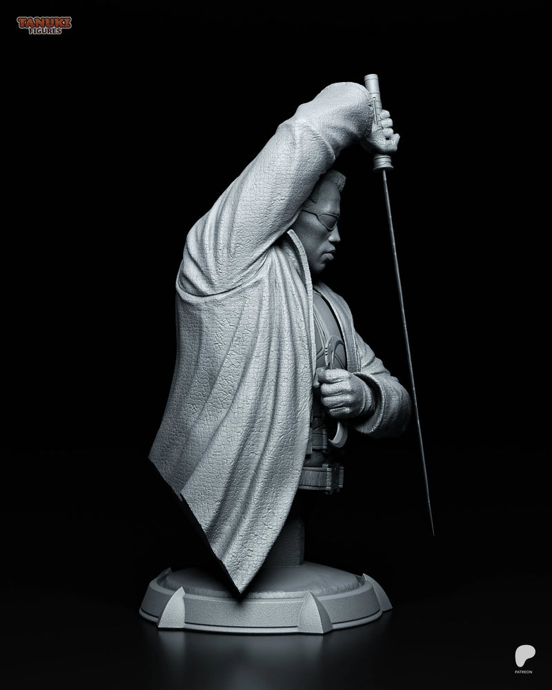 Blade Resin Statue & Bust - Bust view 5