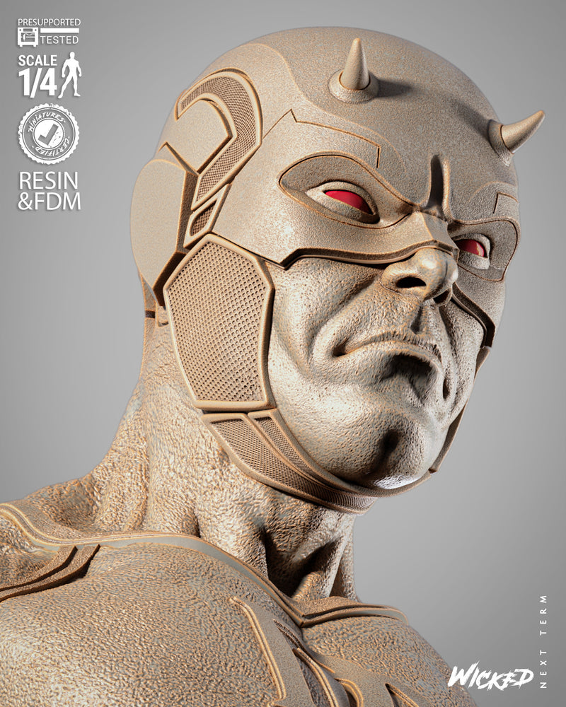 Daredevil Portrait Bust resin bust kit view 5