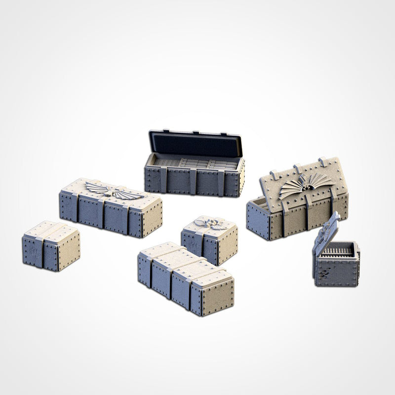 Provisions & Containers 3D printed terrain view 5