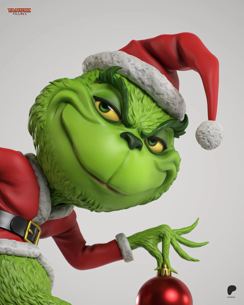 Grinch Chibi Resin Figure - Chibi view 5