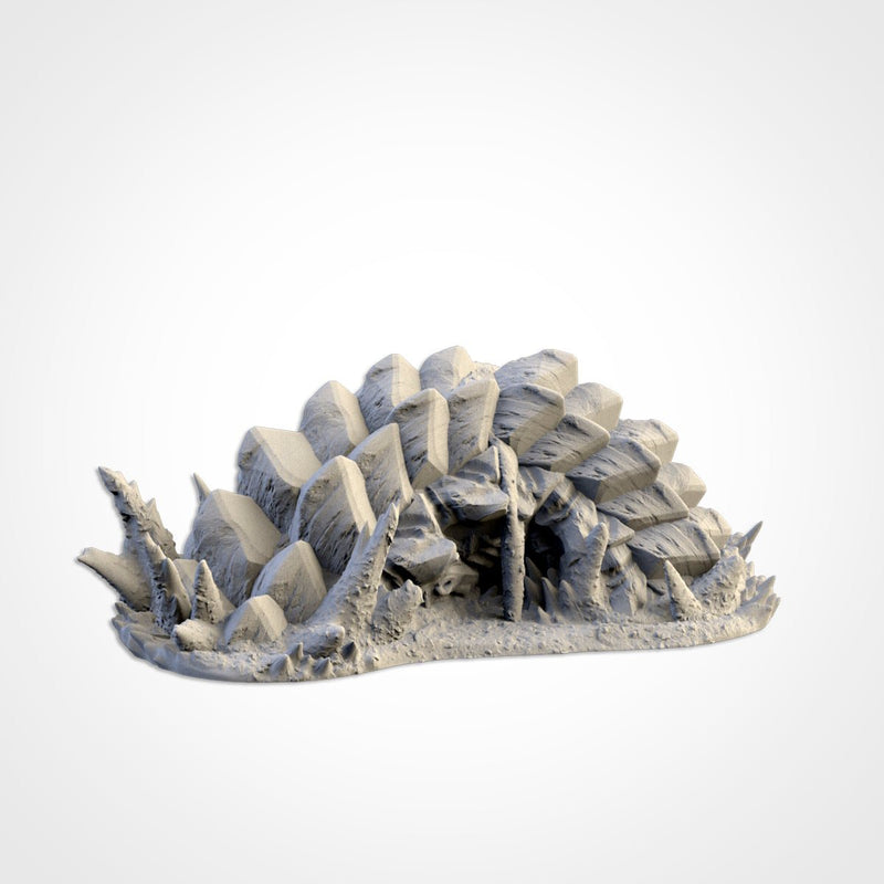 Sandworms 3D printed terrain view 5