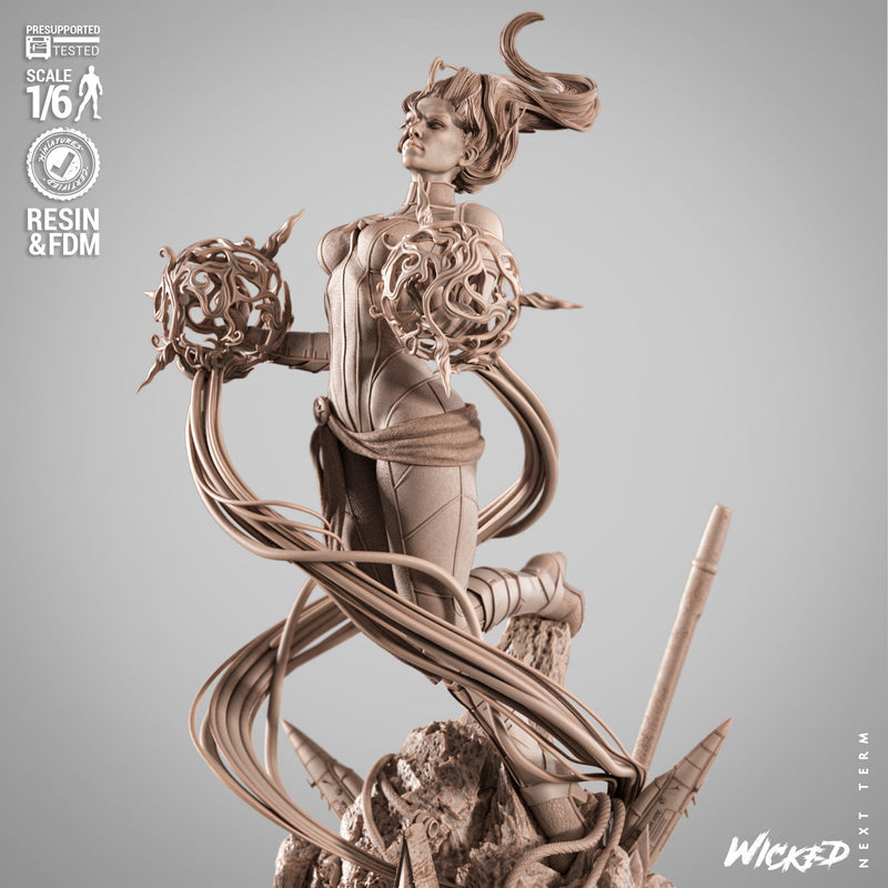 Captain Marvel Sculpture resin statue kit view 5