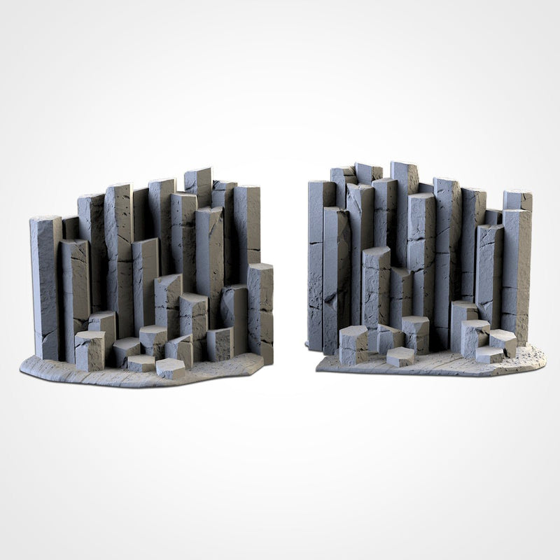 Basaltic Terrain 3D printed terrain view 5