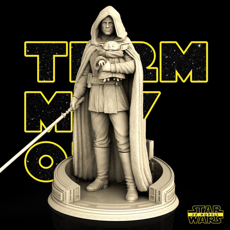 Luke Skywalker Sculpture