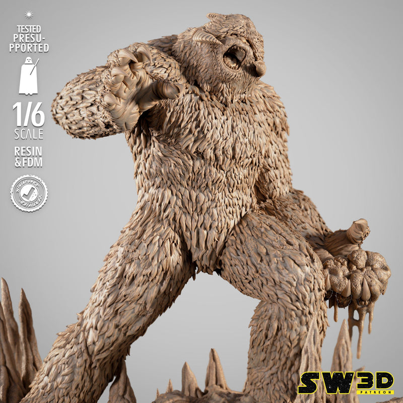 Wampa Sculpture