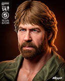 Chuck Norris Lone Wolf Bust resin bust kit view 5