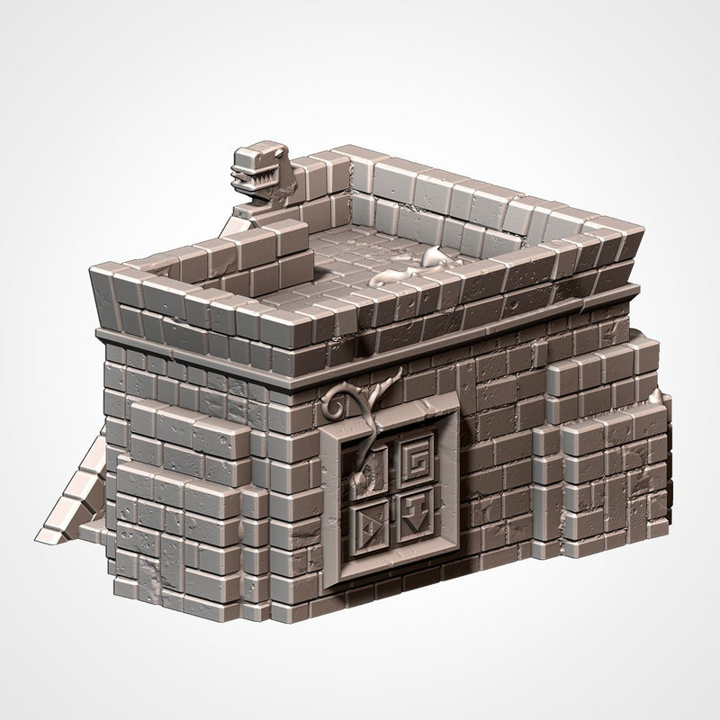 Buildings In The Jungle 3D printed terrain view 5
