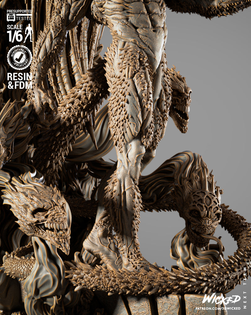 Black Heart Sculpture resin statue kit view 5