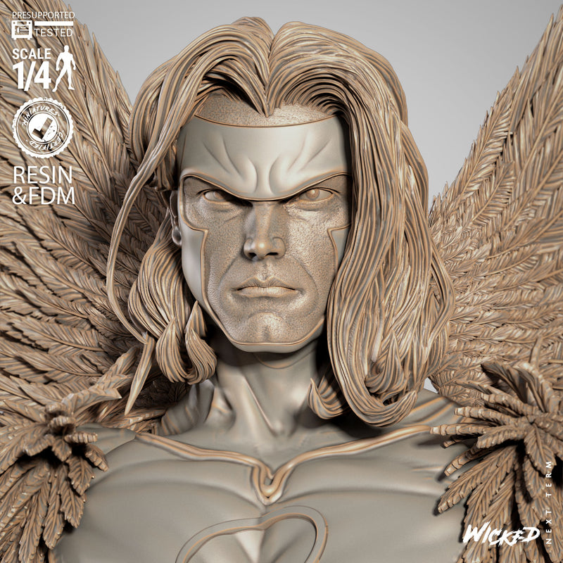Angel Portrait Bust resin bust kit view 5