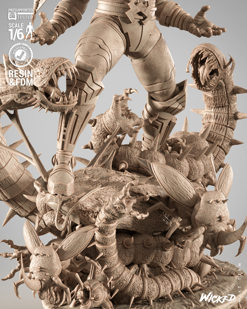 Annihilus Sculpture resin statue kit view 5