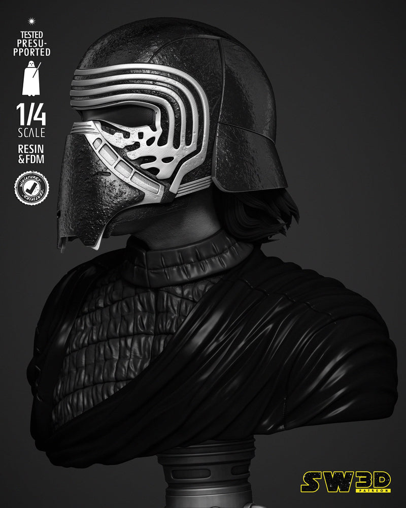 Kylo Ren Bust Portrait