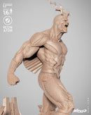 Black Bolt Sculpture resin statue kit view 5