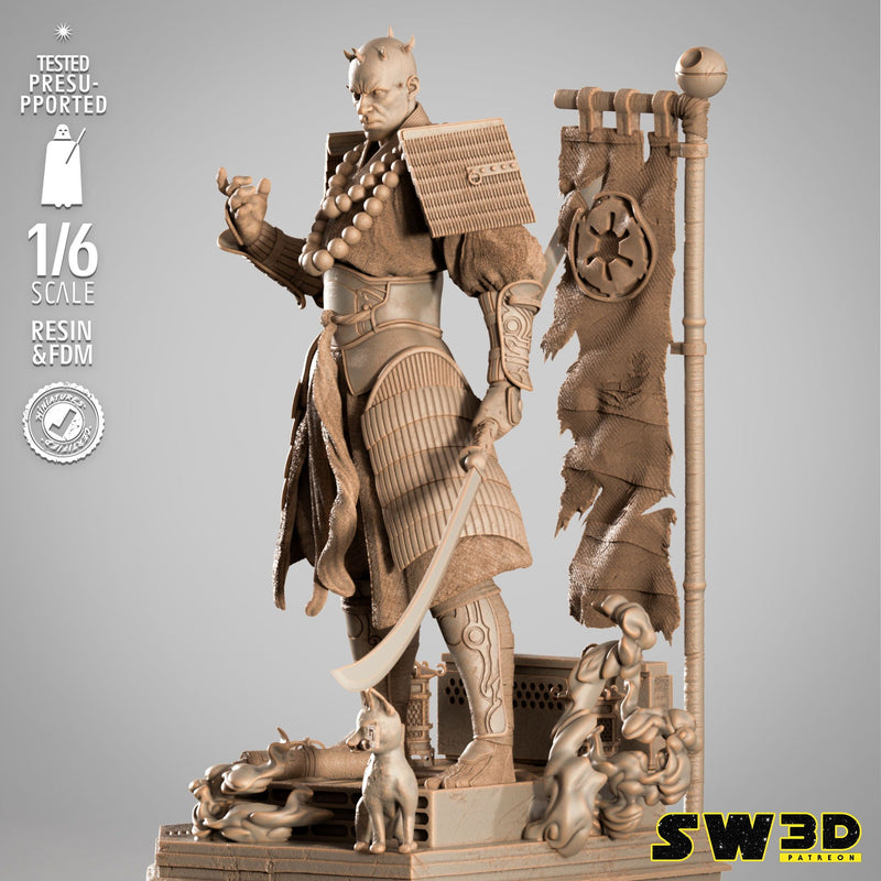 Darth Maul Samurai Sculpture