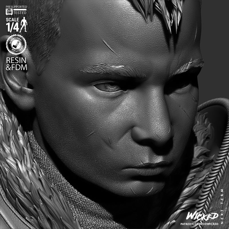 Atreus Portrait Bust resin bust kit view 5