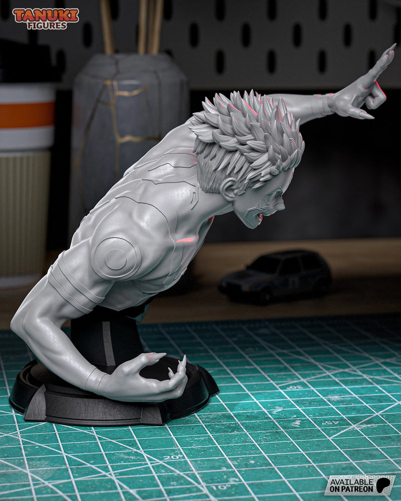 Itadori/Sukuna Resin Statue & Bust - Bust view 5