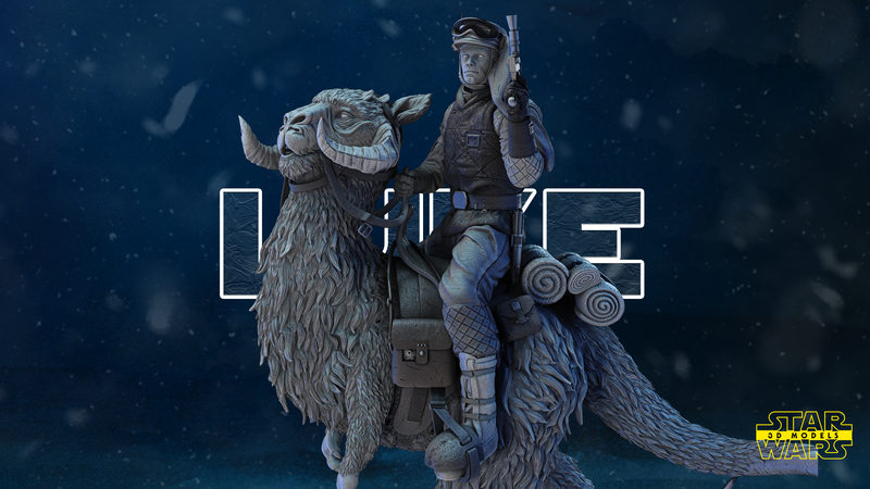 Luke Skywalker Snowsuit Sculpture