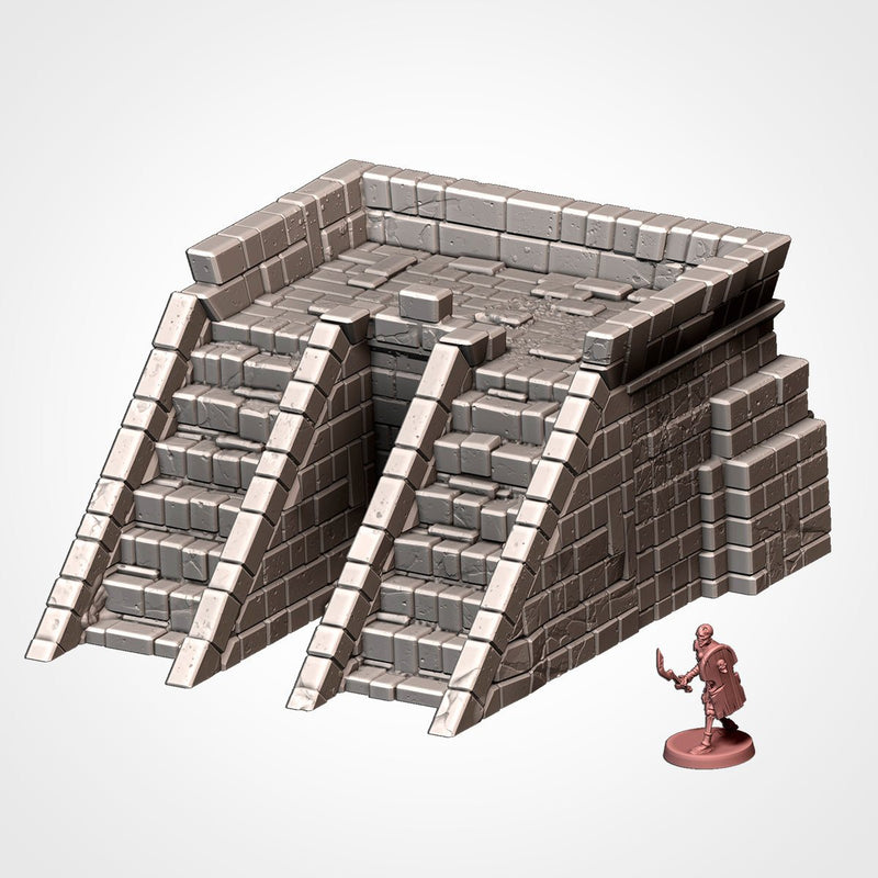 Buildings In The Jungle 3D printed terrain view 6