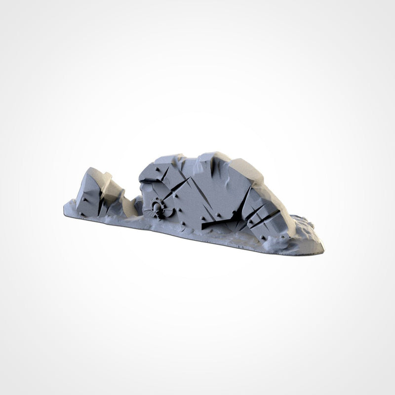 Crashed Vehicles 3D printed terrain view 6