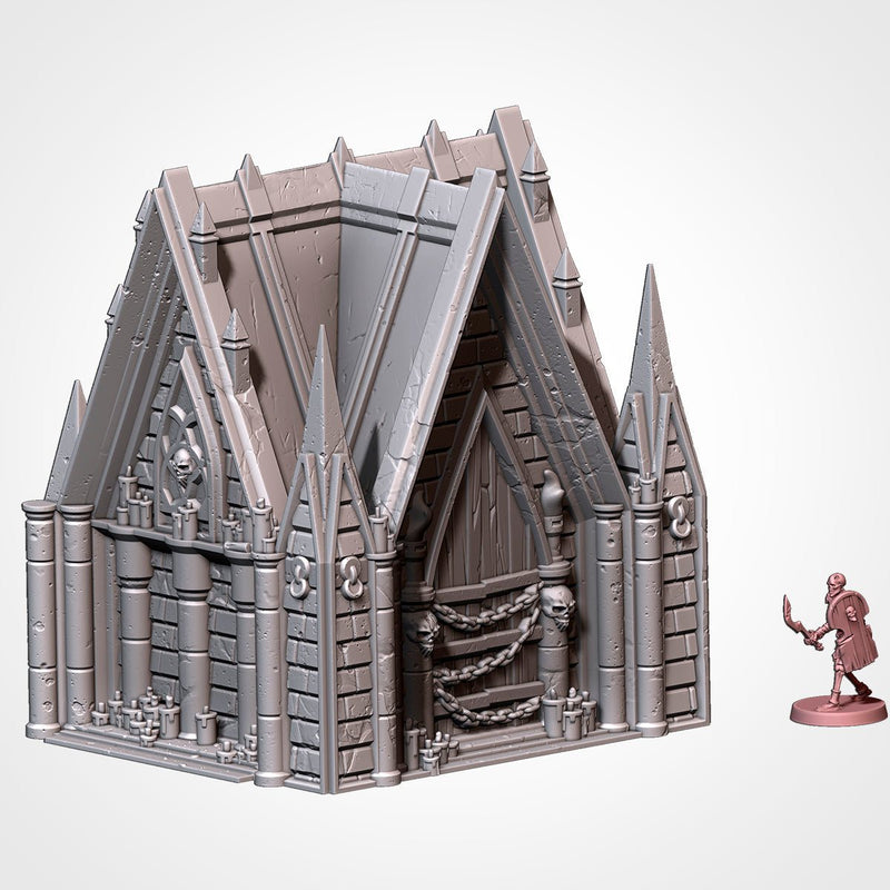Graveyard 3D printed terrain view 6