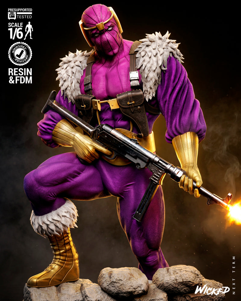 Baron Sculpture resin statue kit view 6