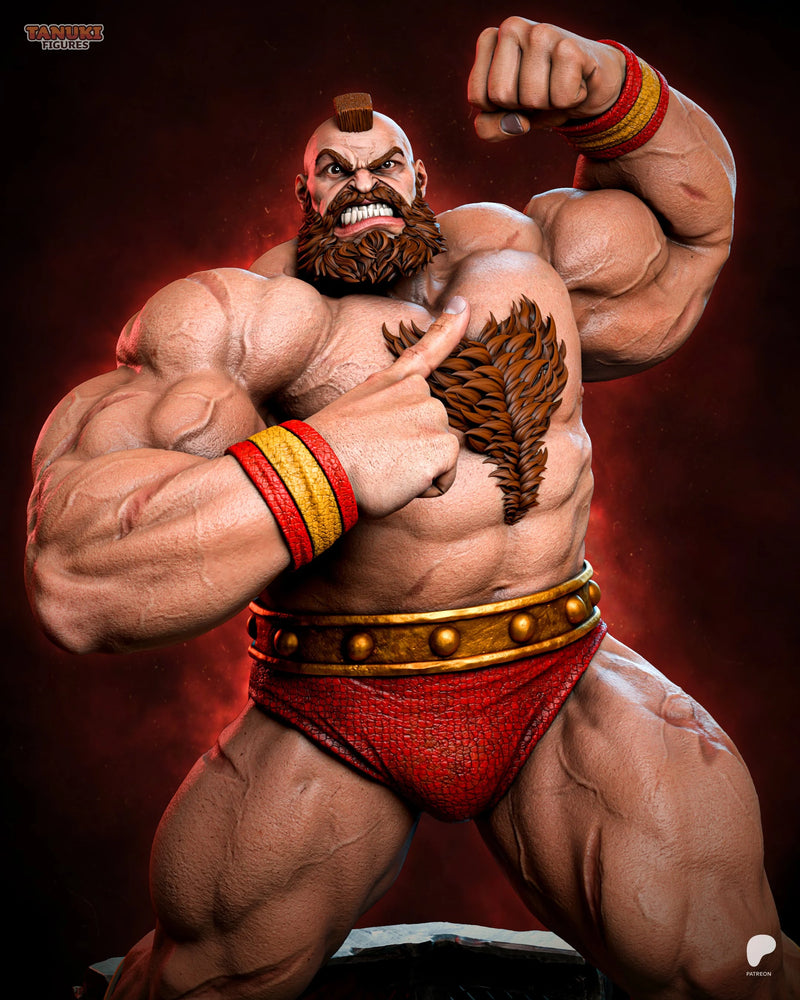 Zangief Resin Statue & Bust - Full Size view 6