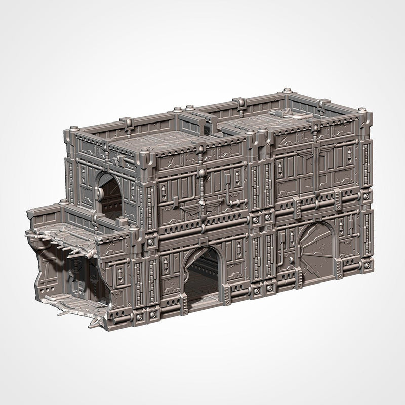 Modular Hive City 3D printed terrain view 6