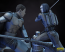 Bo Katan and Moff Gideon DIORAMA BASE