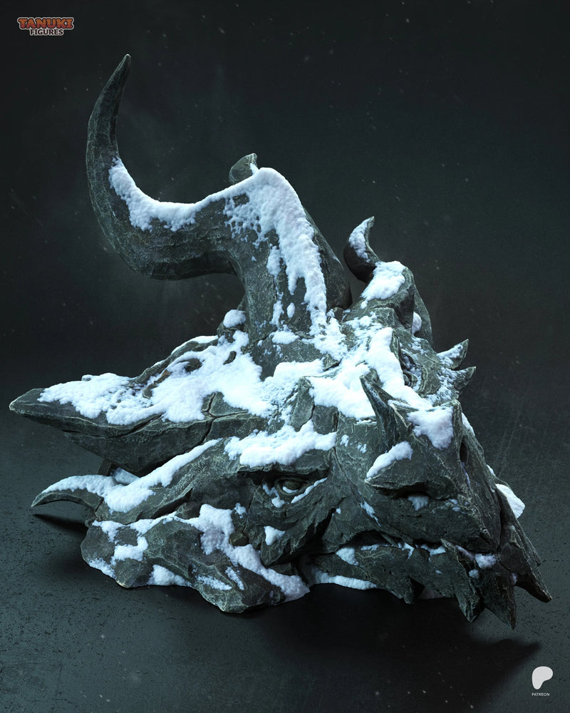 Dovahkiin Resin Statue & Bust - Full Size view 6