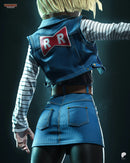 Android 18 Resin Statue & Bust - Full Size view 6