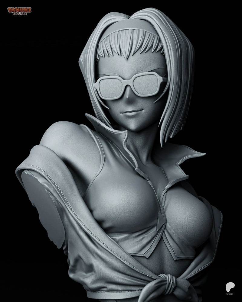 Faye Resin Statue & Bust - Bust view 6