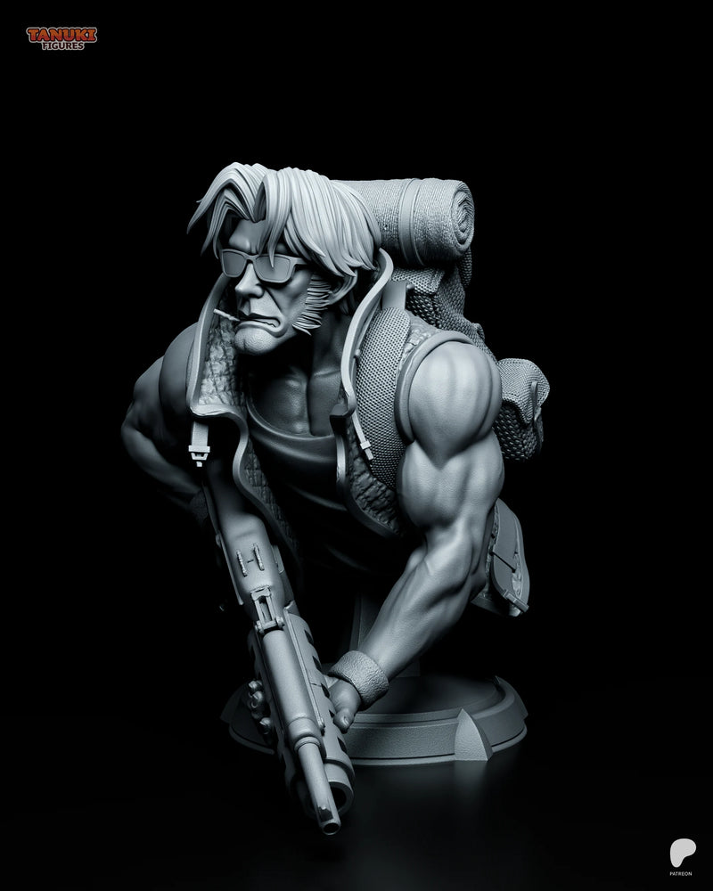 Tarma Roving Resin Statue & Bust - Bust view 6