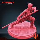 Yelena Belova - Sculpt C Marvel MCP-compatible 40mm resin proxy miniature by Trident Miniatures - product image 6