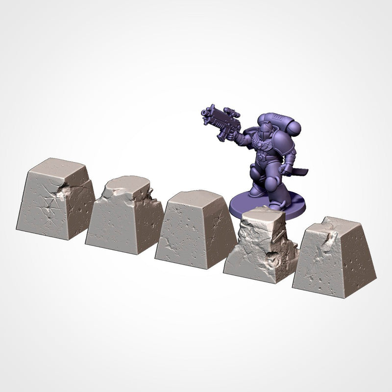 Obstacles Of War 3D printed terrain view 6