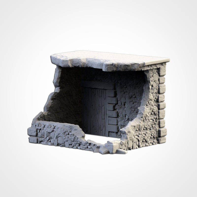 Abandoned Town 3D printed terrain view 6