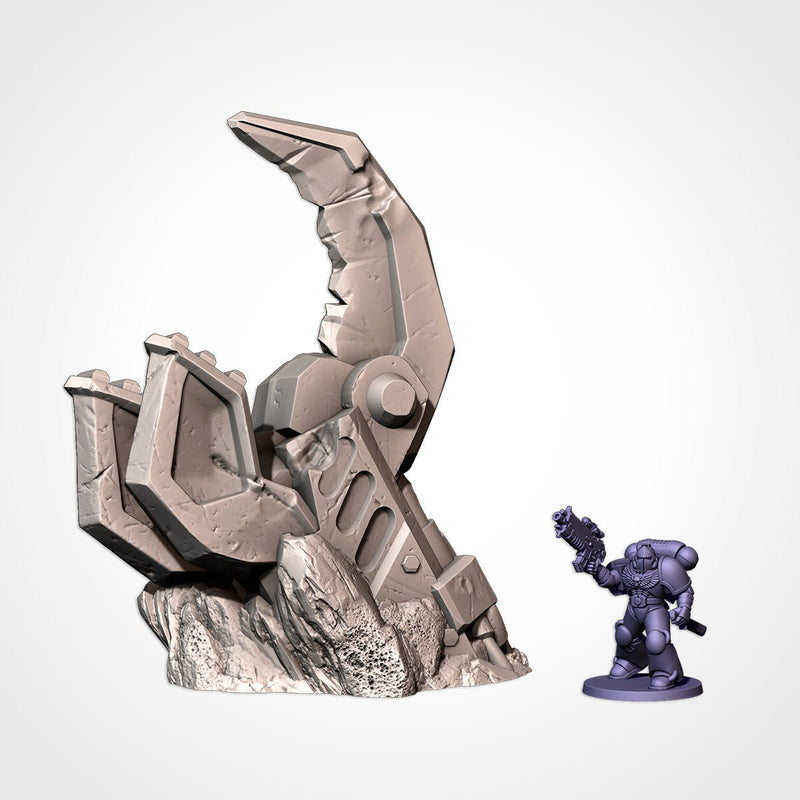 Orcish Monuments 3D printed terrain view 6