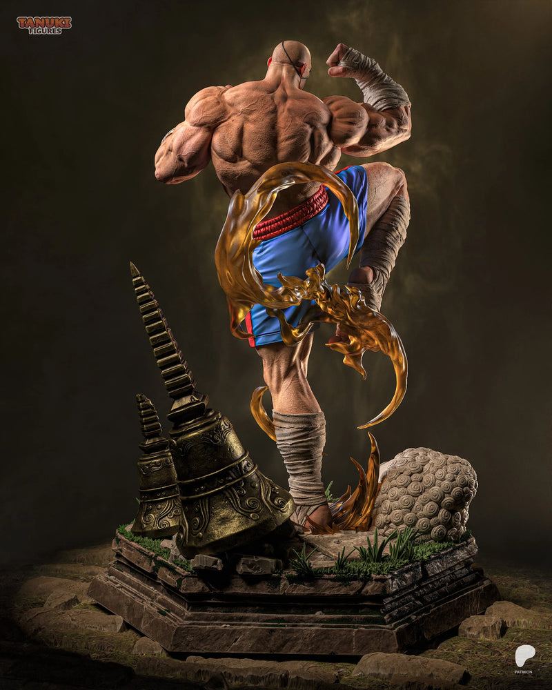 Sagat Resin Statue & Bust - Full Size view 6