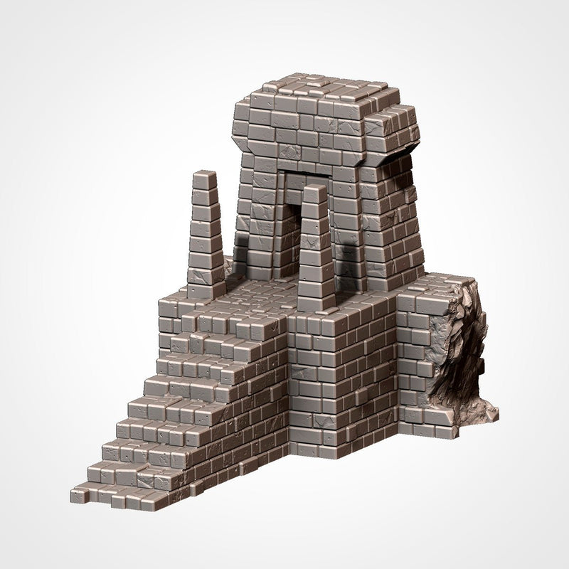 Modular Civilization 3D printed terrain view 6