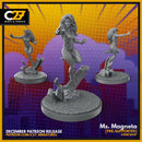 Polaris (Dec 2021 Sculpt) Marvel MCP-compatible resin miniature by C27 Studios - product image 6