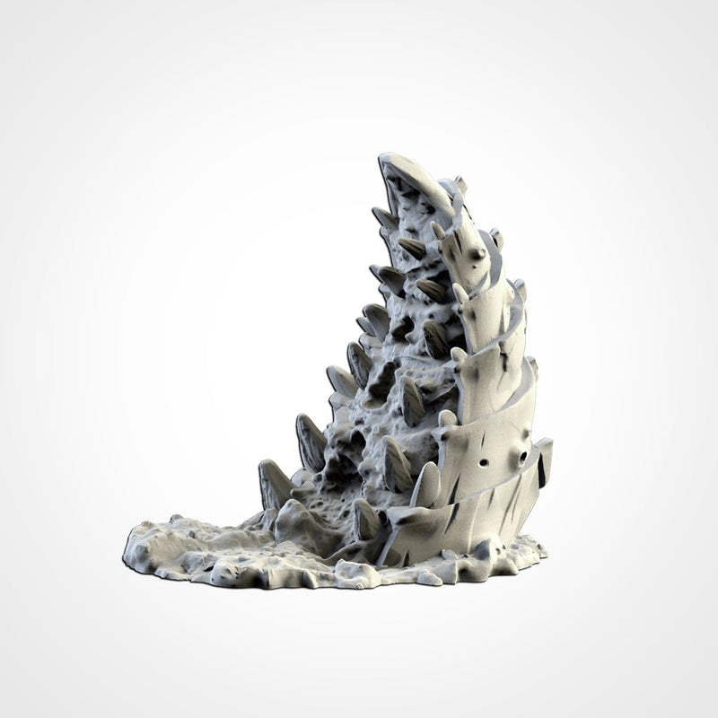 Alien Terrain 02 3D printed terrain view 6