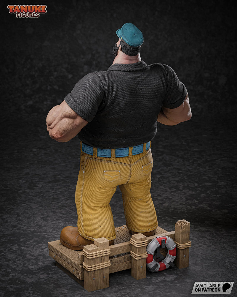 Bluto Resin Statue & Bust - Full Size view 6