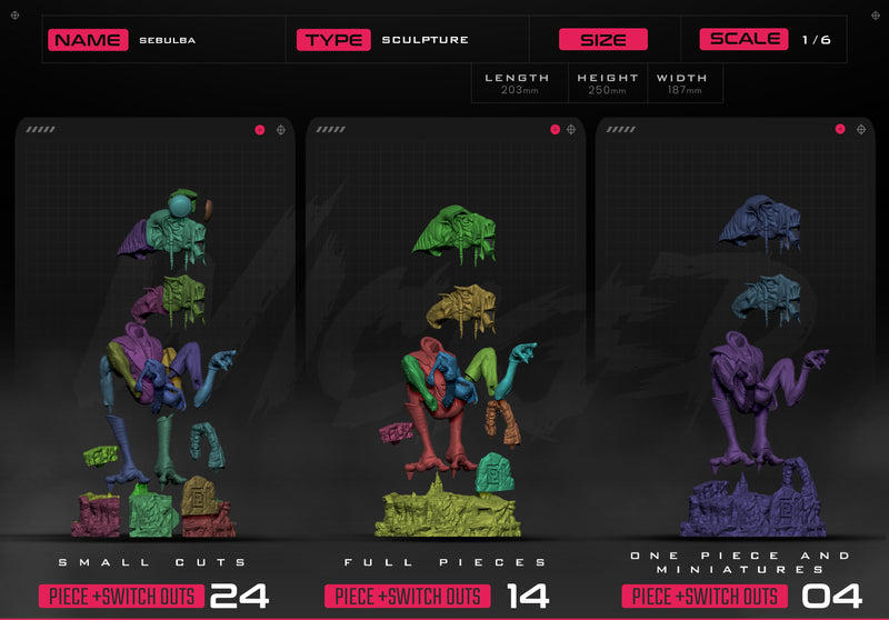 SW3D September 2025 Term Sebulba Sculpture