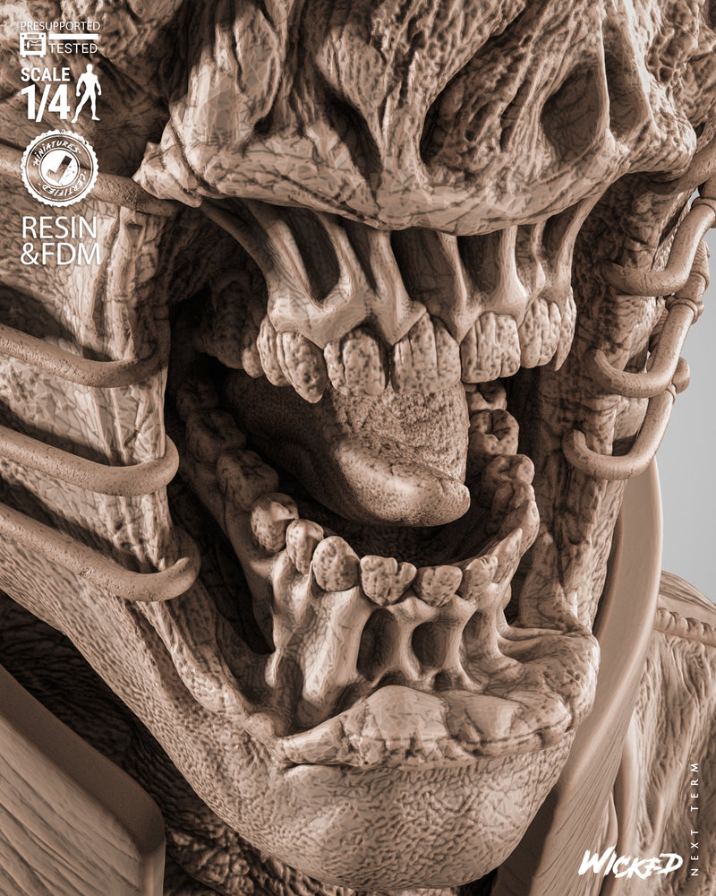 Chatterer Portrait Bust resin bust kit view 6