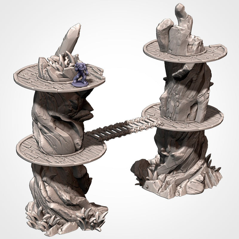 Modular Giant Trees 3D printed terrain view 6