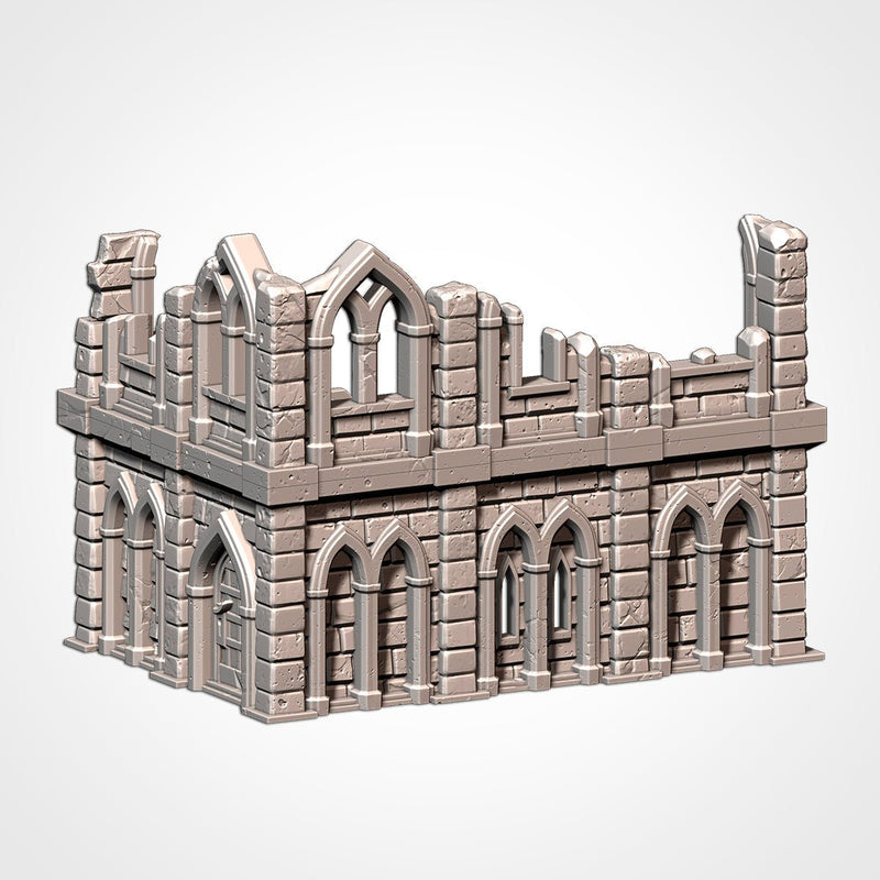 Middle Earth Town 3D printed terrain view 6