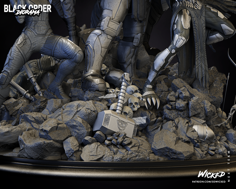 Black Order DIORAMA COMPLETE resin diorama kit view 6