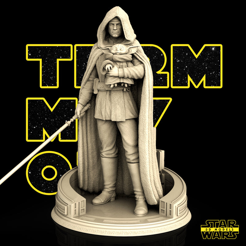 Luke Skywalker Sculpture